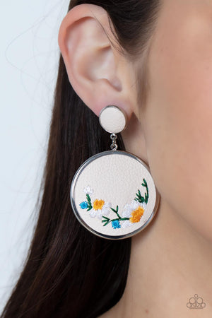 Paparazzi - Embroidered Gardens - Multi Earrings