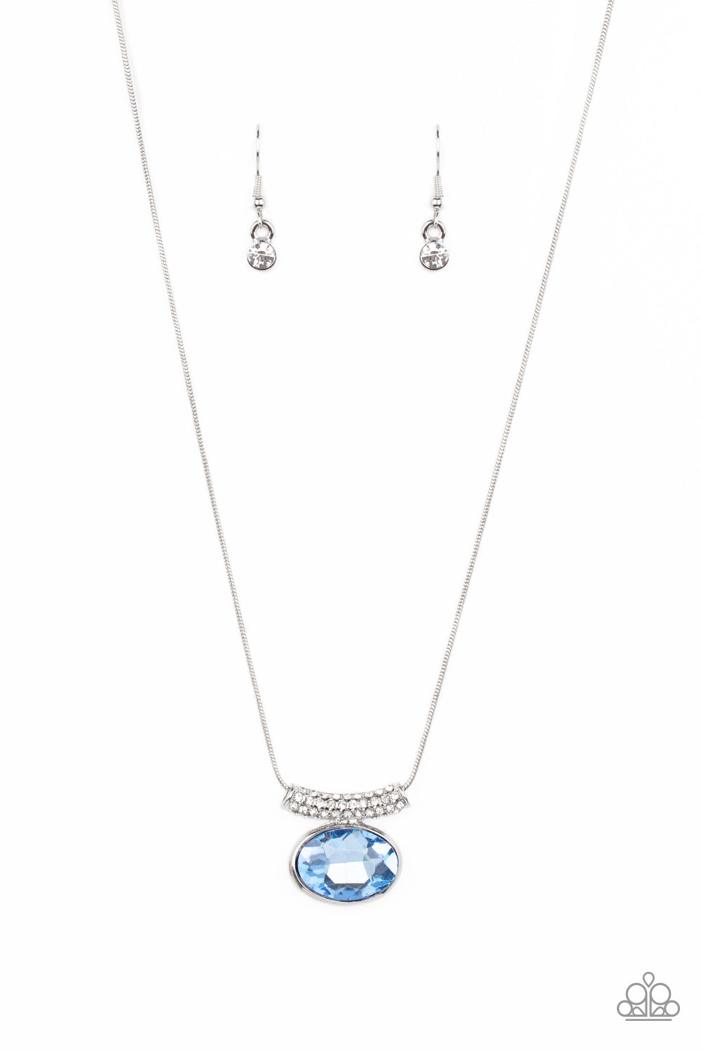 Pristinely Prestigious - Blue Necklace