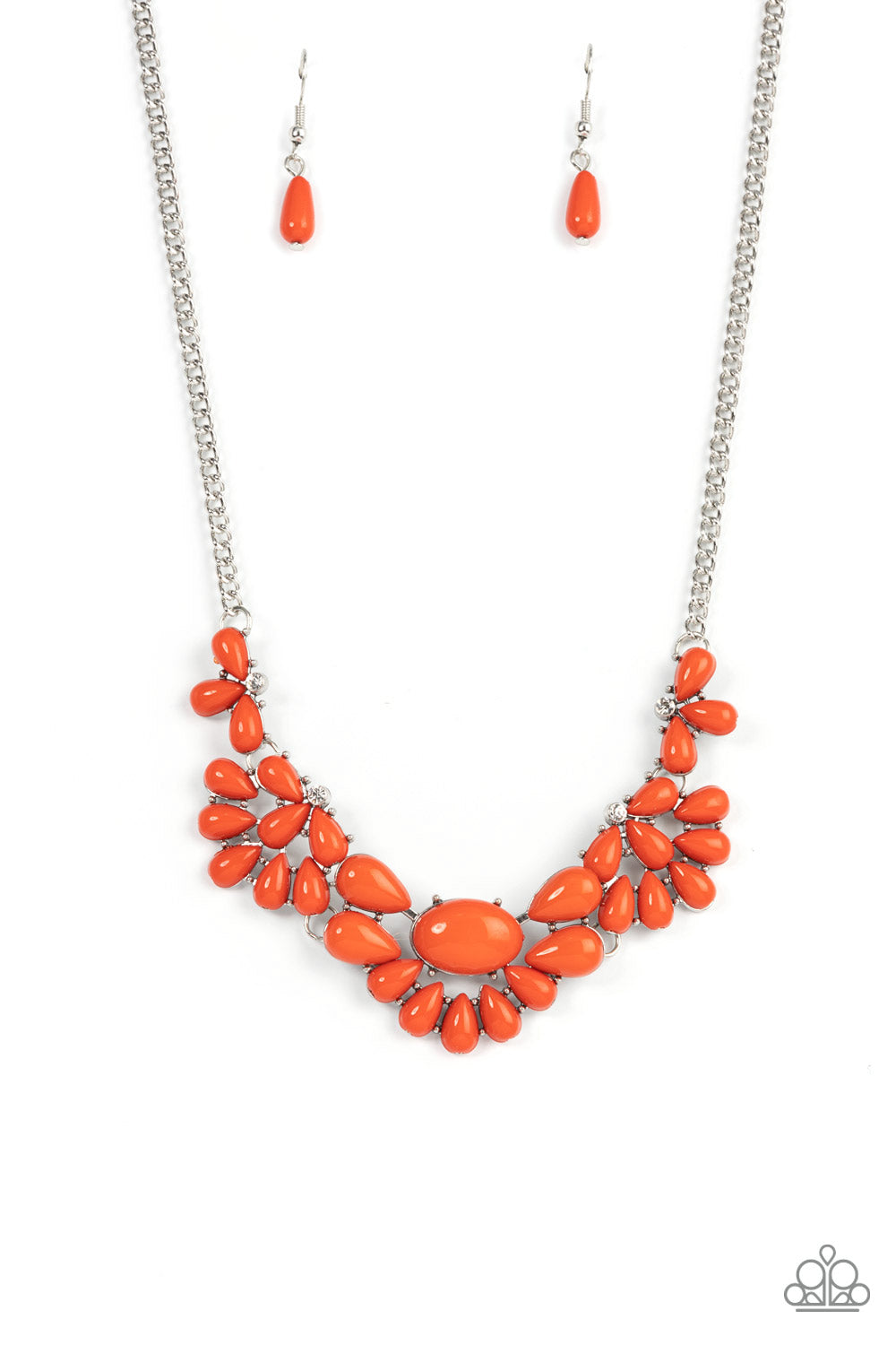 Paparazzi Accessories Secret GARDENISTA - Orange Necklace