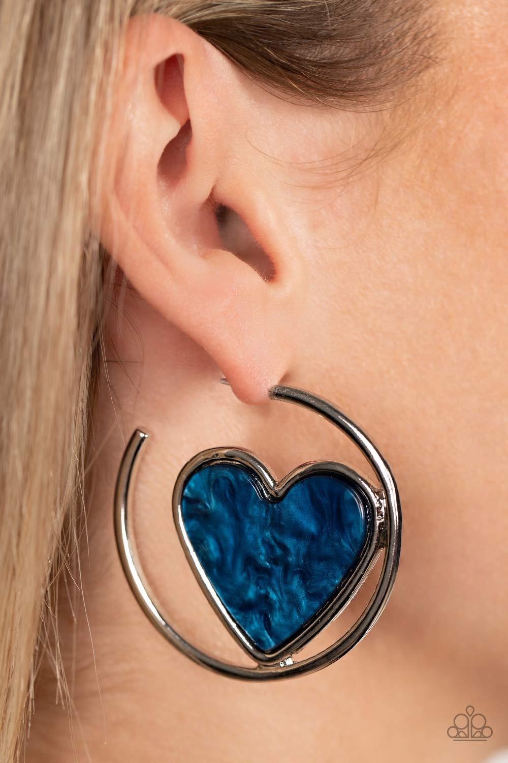 Smitten with You - Blue Earrings