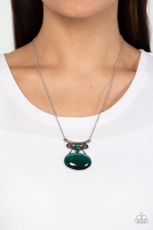 One DAYDREAM At A Time - Green Necklace
