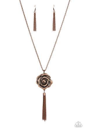 Paparazzi - Rosy Redux - Copper Necklace