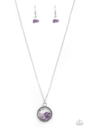 Paparazzi - Gemstone Guru - Purple Necklace