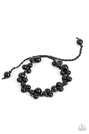 Paparazzi - Vintage Versatility - Black Bracelet