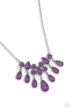 Paparazzi - Exceptionally Ethereal - Purple Necklace
