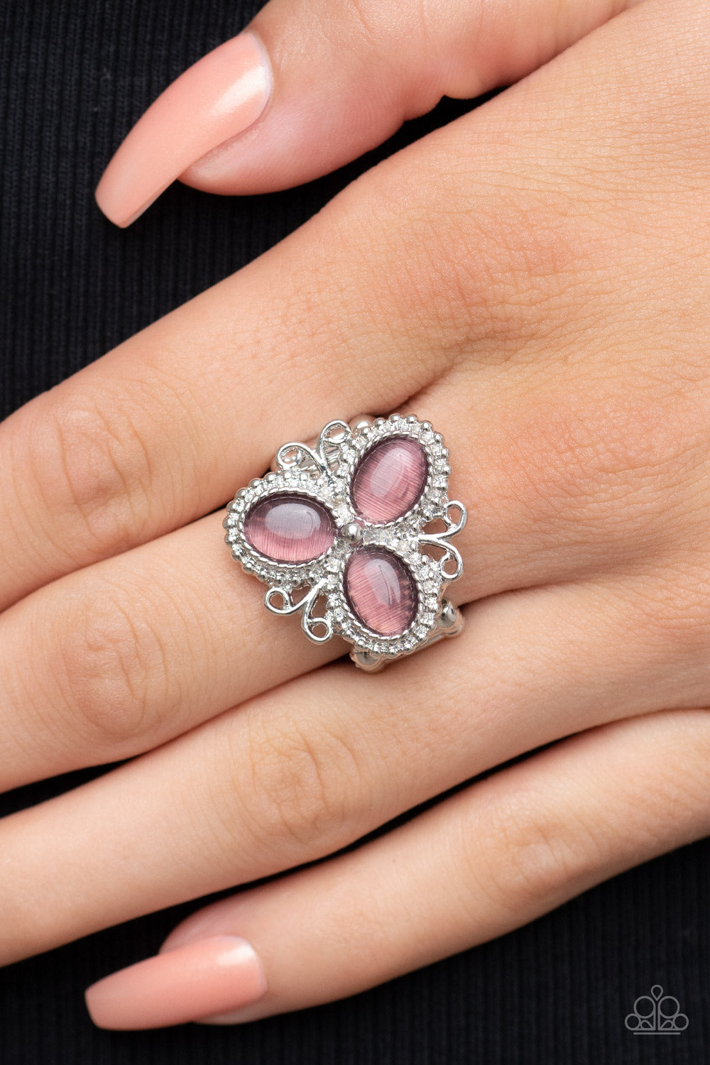 Paparazzi - Bewitched Blossoms - Purple Ring