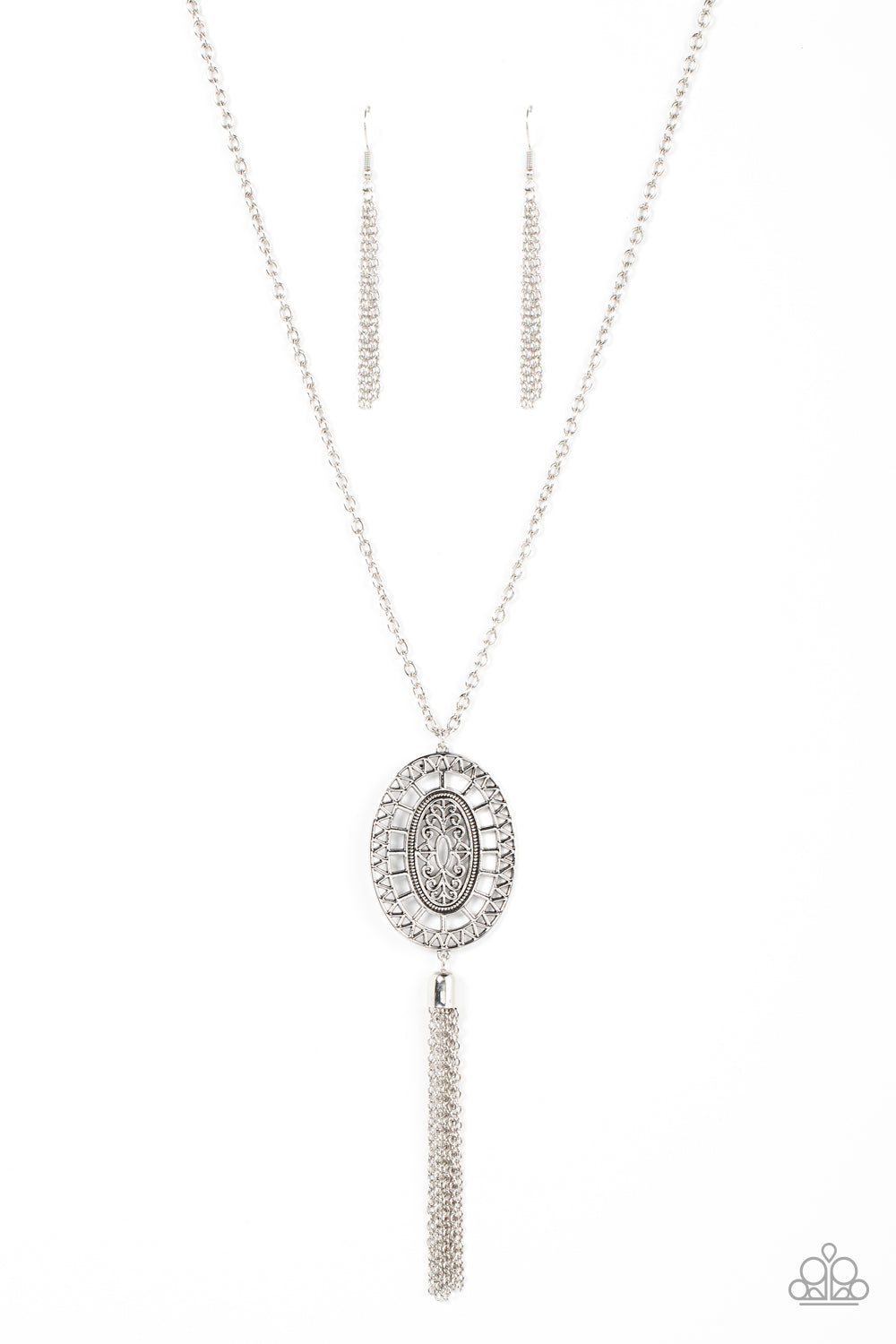 Paparazzi - Whimsically Wistful - Silver Necklace