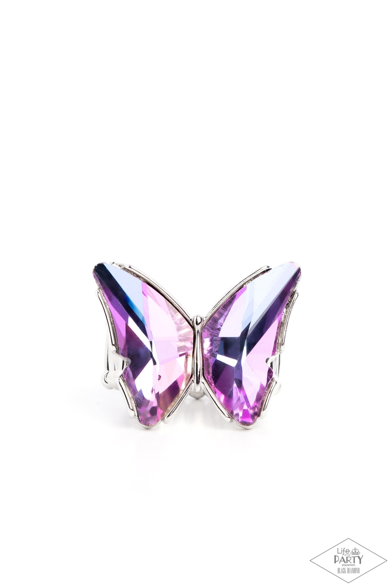 Paparazzi - Fluorescent Flutter - Purple Ring