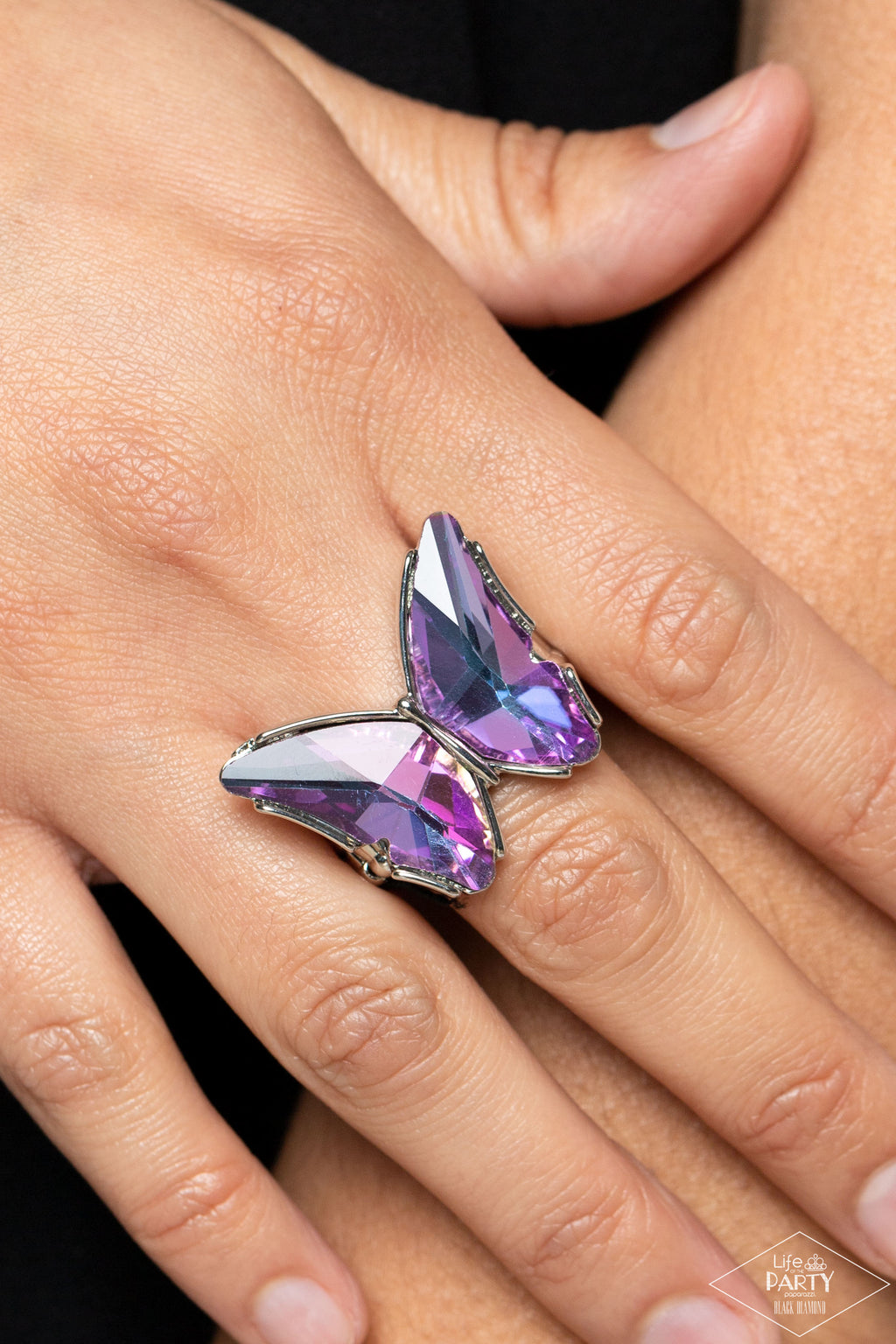 Paparazzi - Fluorescent Flutter - Purple Ring