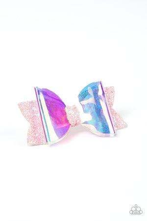 Paparazzi - Futuristic Favorite - Pink Hair Clip