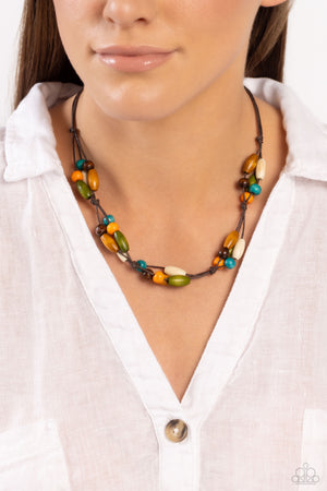 Paparazzi - Outback Epic - Multi Necklace