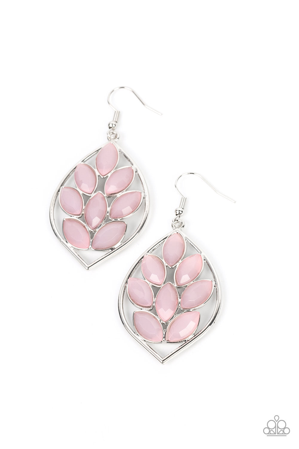 Paparazzi - Glacial Glades - Pink Earrings