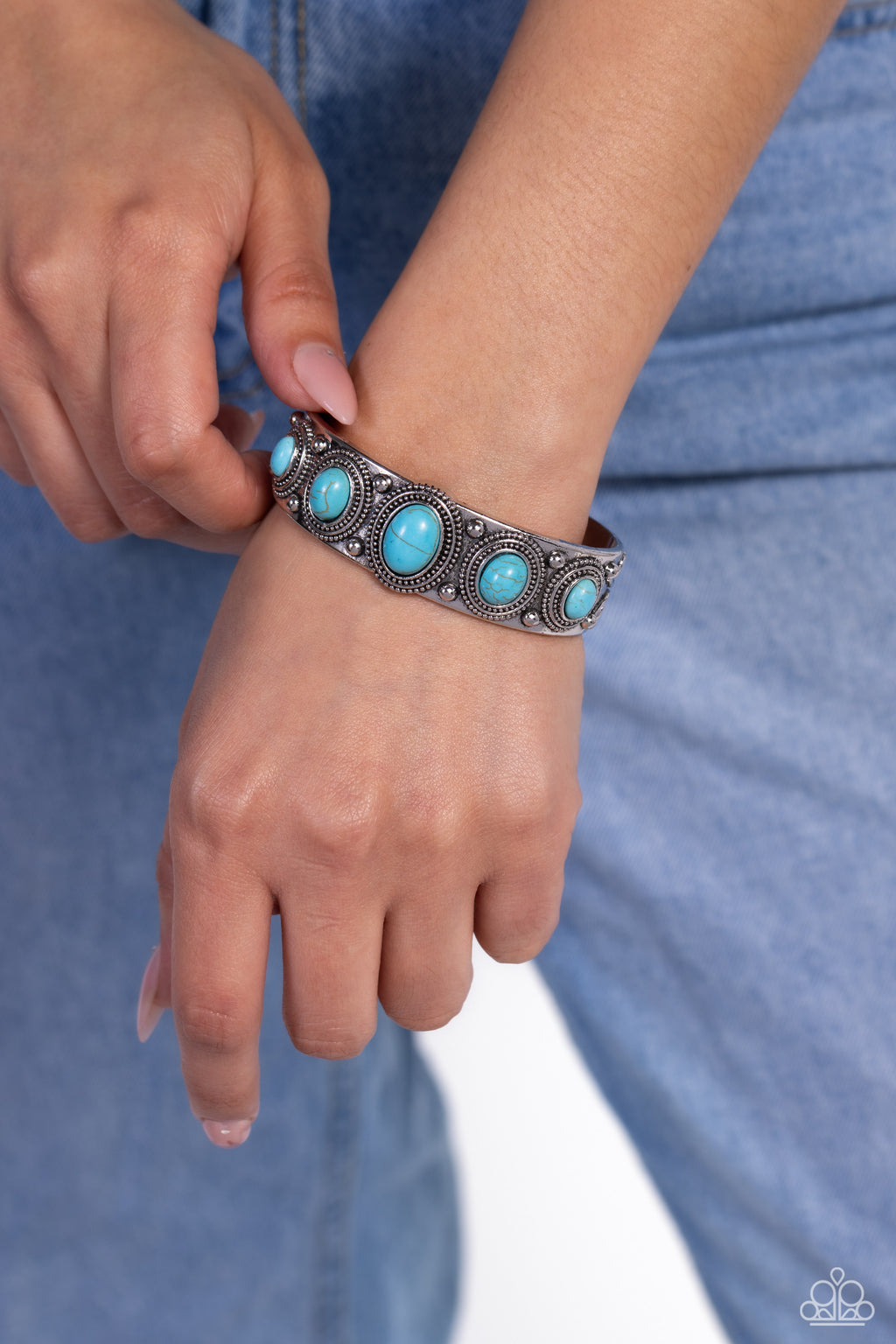 Paparazzi - Mesa Mystery - Blue Bracelet