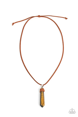 Paparazzi - Holistic Harmony - Brown Necklace