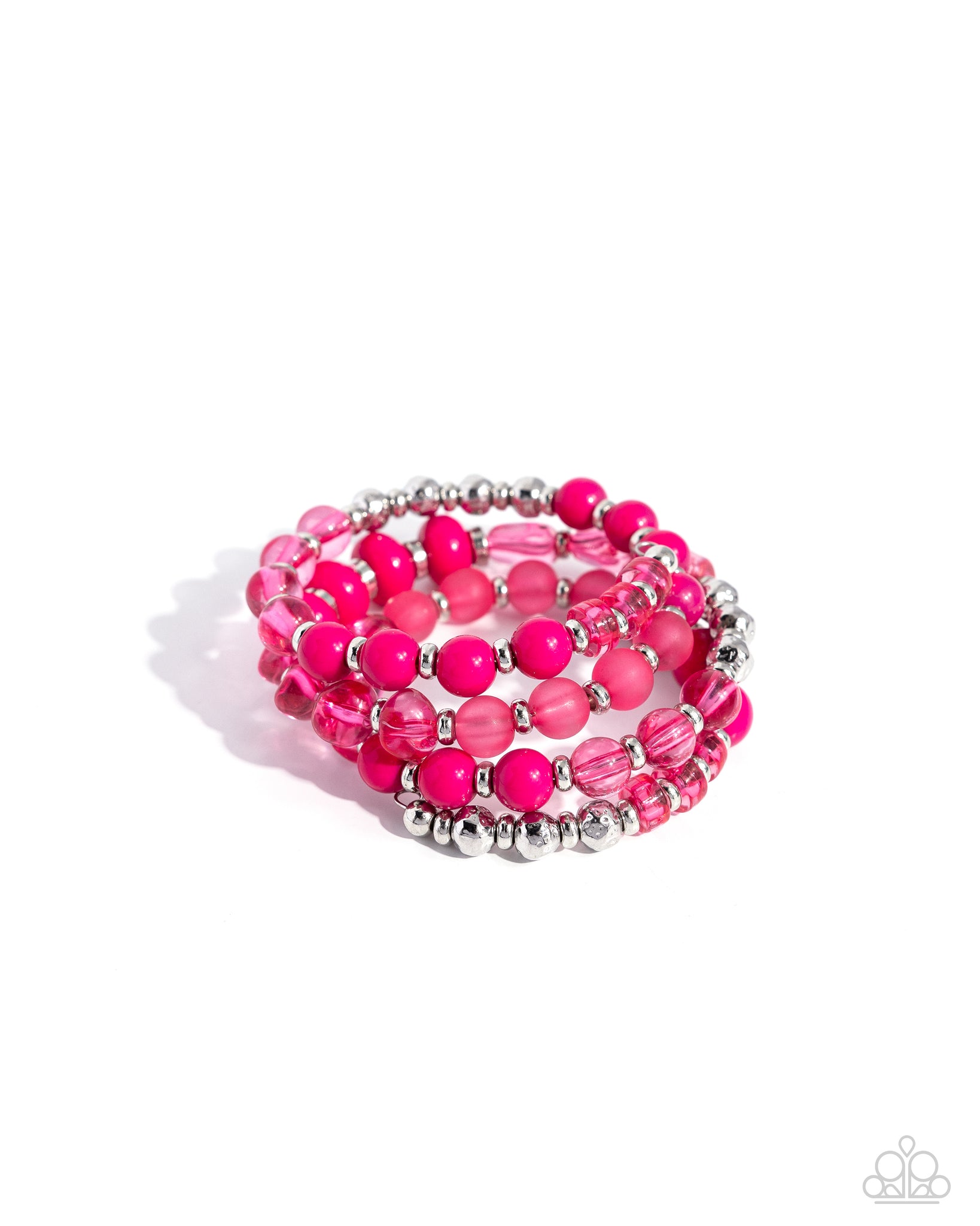 Paparazzi - Colorful Charade - Pink Bracelet