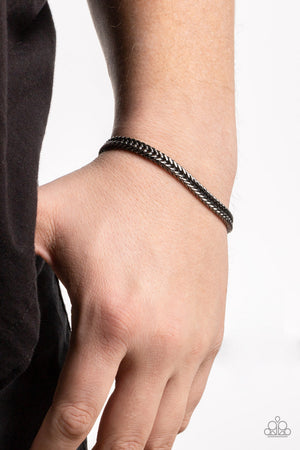 Paparazzi Accessories City Crusader - Black Bracelet