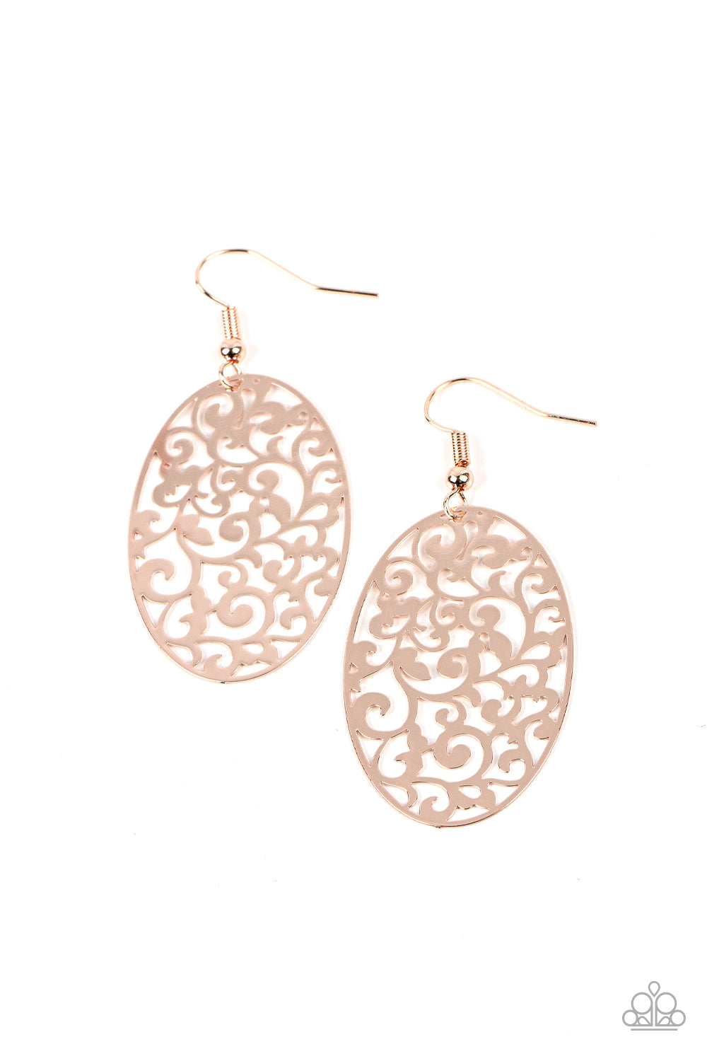 Paparazzi - Secret Orchards - Gold Earrings