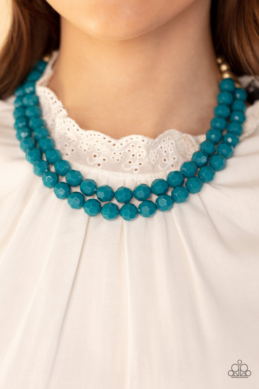 Paparazzi Accessories Greco Getaway - Blue Necklace