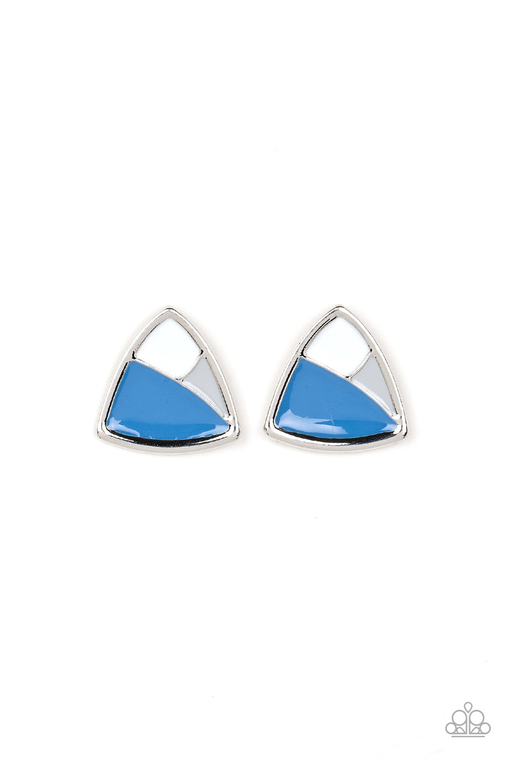 Paparazzi - Kaleidoscopic Collision - Blue Earrings