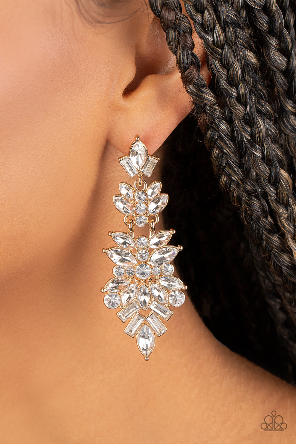 Frozen Fairytale - Gold Earrings