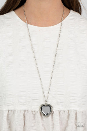 Paparazzi - Prismatically Twitterpated - Silver Necklace