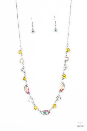 Paparazzi - Irresistible HEIR-idescence - Yellow Necklace