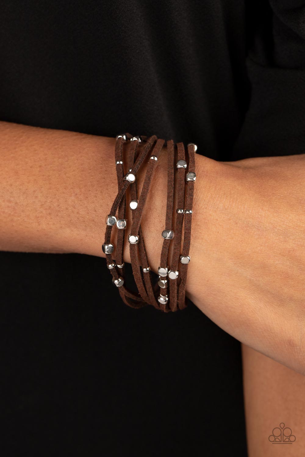 Paparazzi - Clustered Constellations - Brown Bracelet