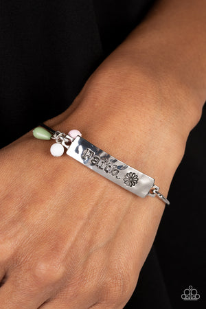 Paparazzi Accessories Flirting with Faith - Green Bracelet
