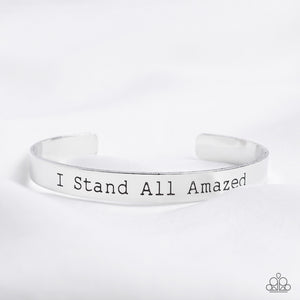 Paparazzi - I Stand All Amazed - Silver Bracelet
