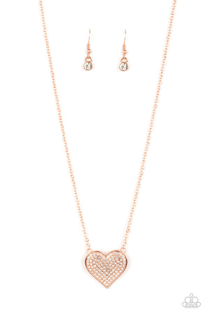 Paparazzi Accessories Spellbinding Sweetheart - Copper Necklace