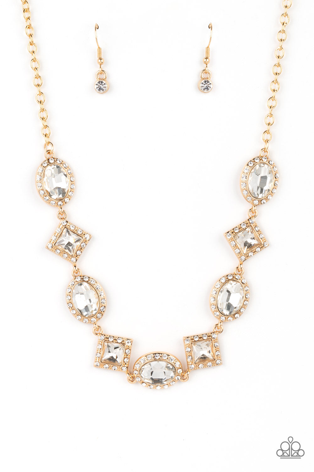 Paparazzi - Diamond of the Season - Gold Necklace