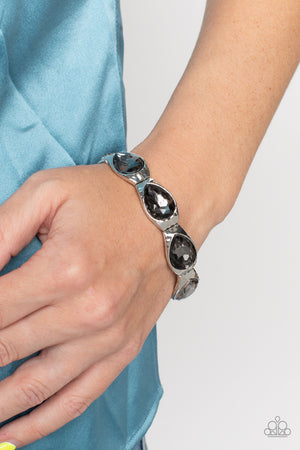 Paparazzi Accessories - Formal Fanfare - Silver Bracelet