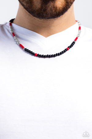 Paparazzi - Volcanic Valiance - Red Necklace