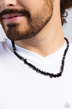 Paparazzi - Wild Woodcutter - Black Necklace