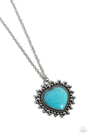 Paparazzi - Southwestern Sentiment - Blue Necklace