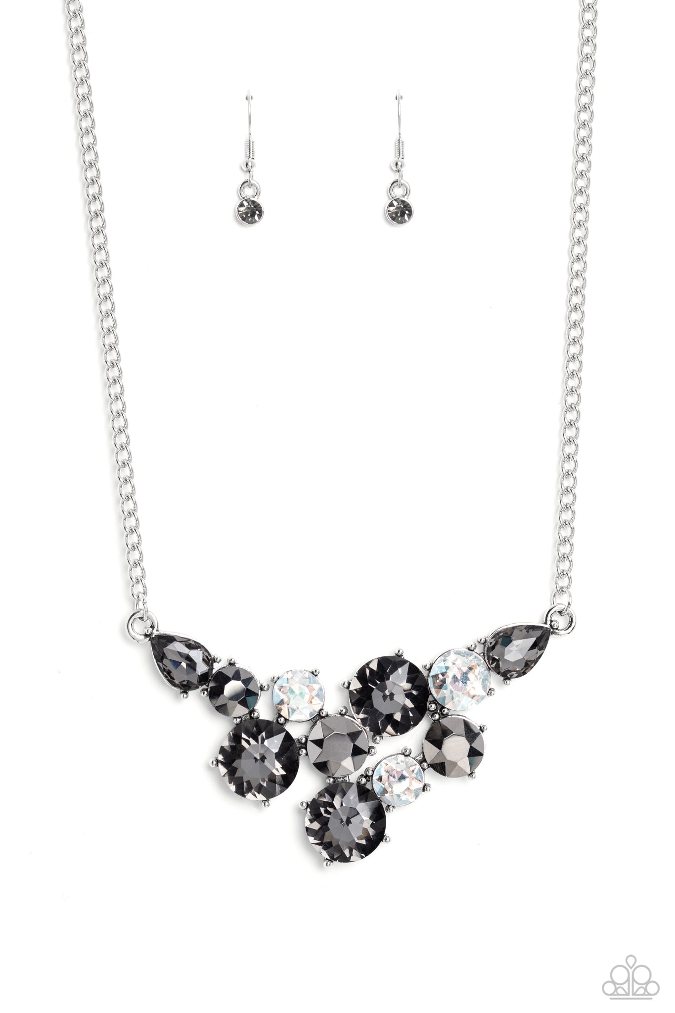 Paparazzi - Round Royalty - Silver Necklace