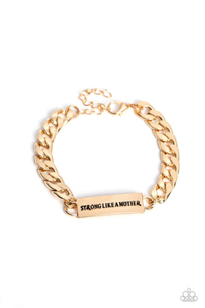 Paparazzi - Mighty Matriarch - Gold Bracelet