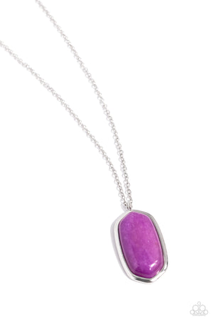Paparazzi - STYLE in the Stone - Purple Necklace