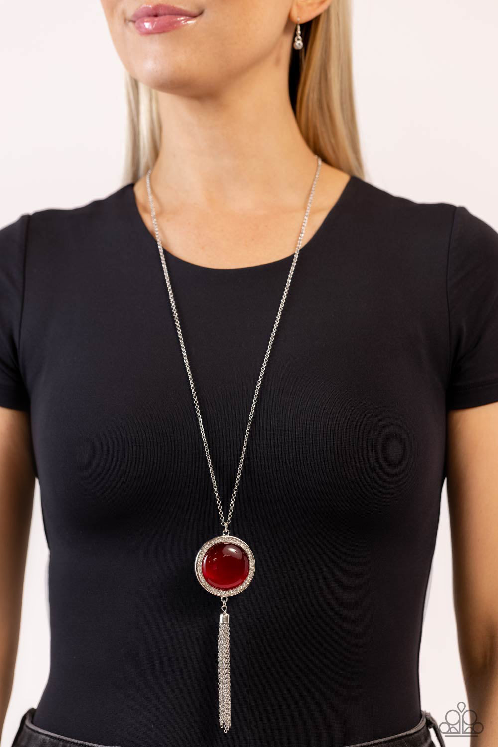 Paparazzi - Tallahassee Tassel - Red Necklace
