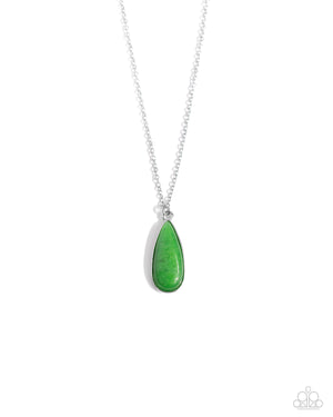 Paparazzi - Earthy Enchantment - Green Necklace