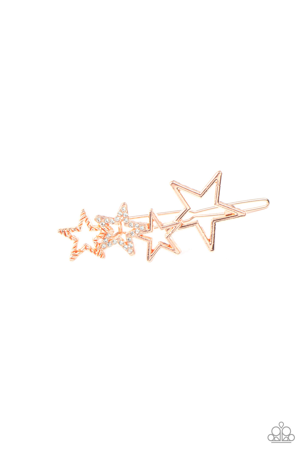 Paparazzi - From STAR To Finish - Copper Hair Clip