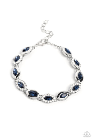 Paparazzi - Some Serious Sparkle - Blue Bracelet