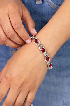 Paparazzi - Infinite Impression - Red Bracelet