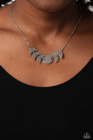 Paparazzi - LUNAR Has It - Silver Necklace