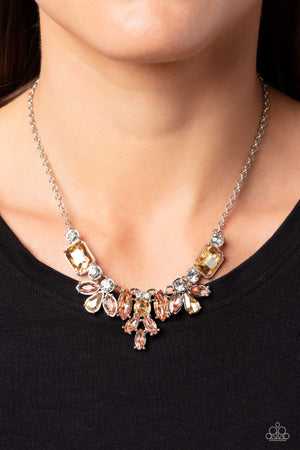 Paparazzi - Prima Donna Dazzle - Brown Necklace