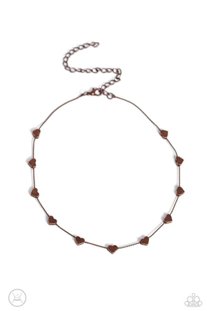 Paparazzi - Public Display of Affection - Copper Necklace