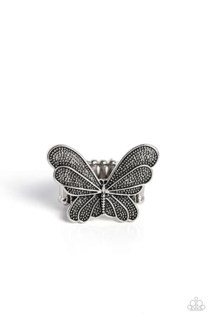 Paparazzi - Fairy Wings - Silver Ring