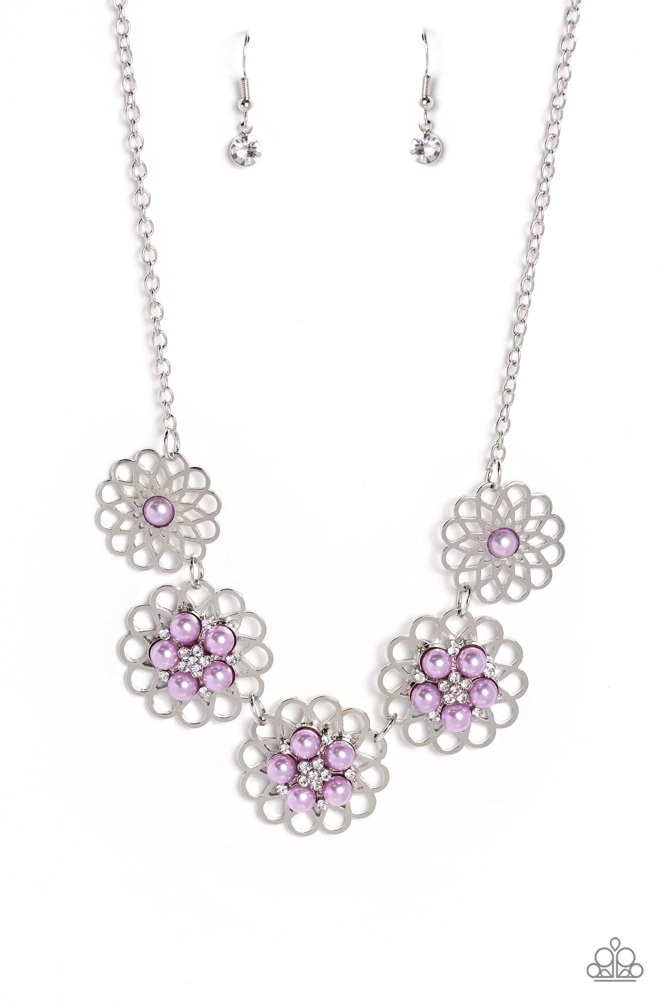 Paparazzi - Mandala Mosaic - Purple Necklace