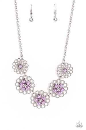 Paparazzi - Mandala Mosaic - Purple Necklace