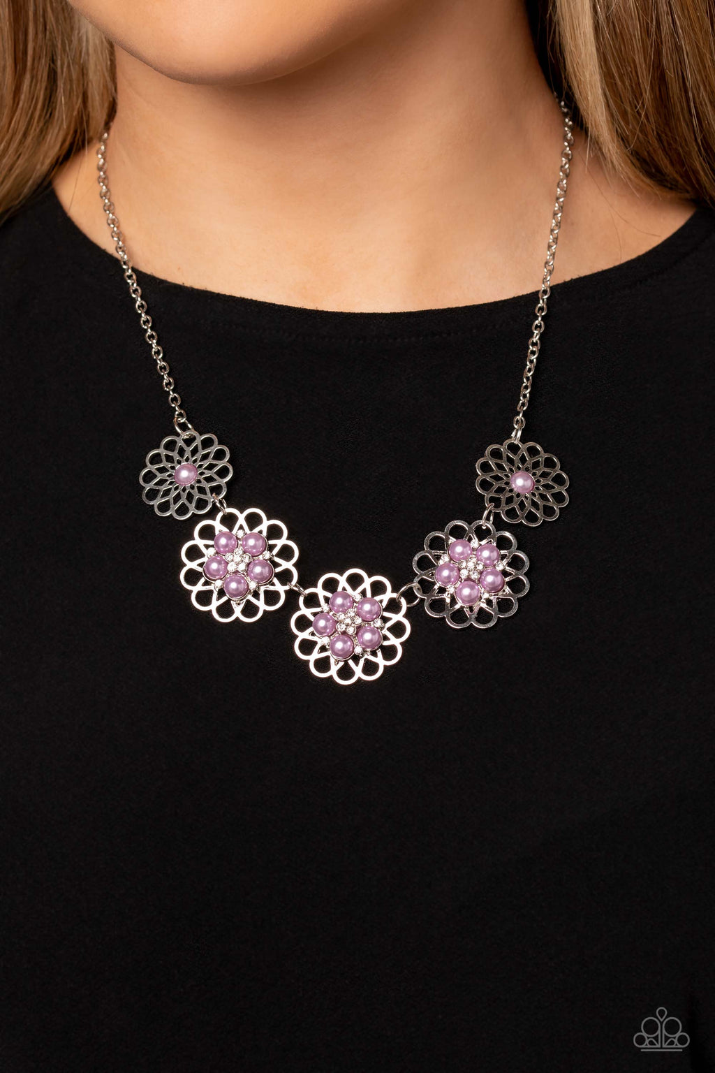 Paparazzi - Mandala Mosaic - Purple Necklace